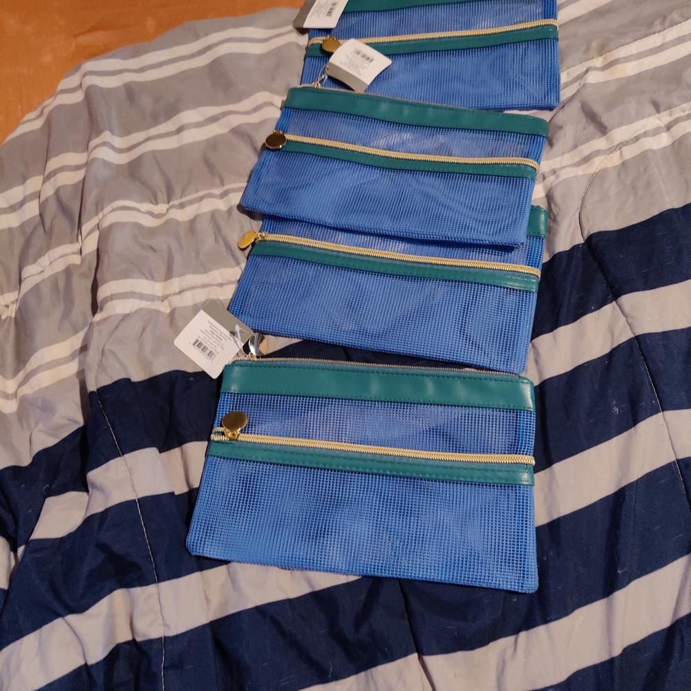 NWT Blue and Green Women's Clutch